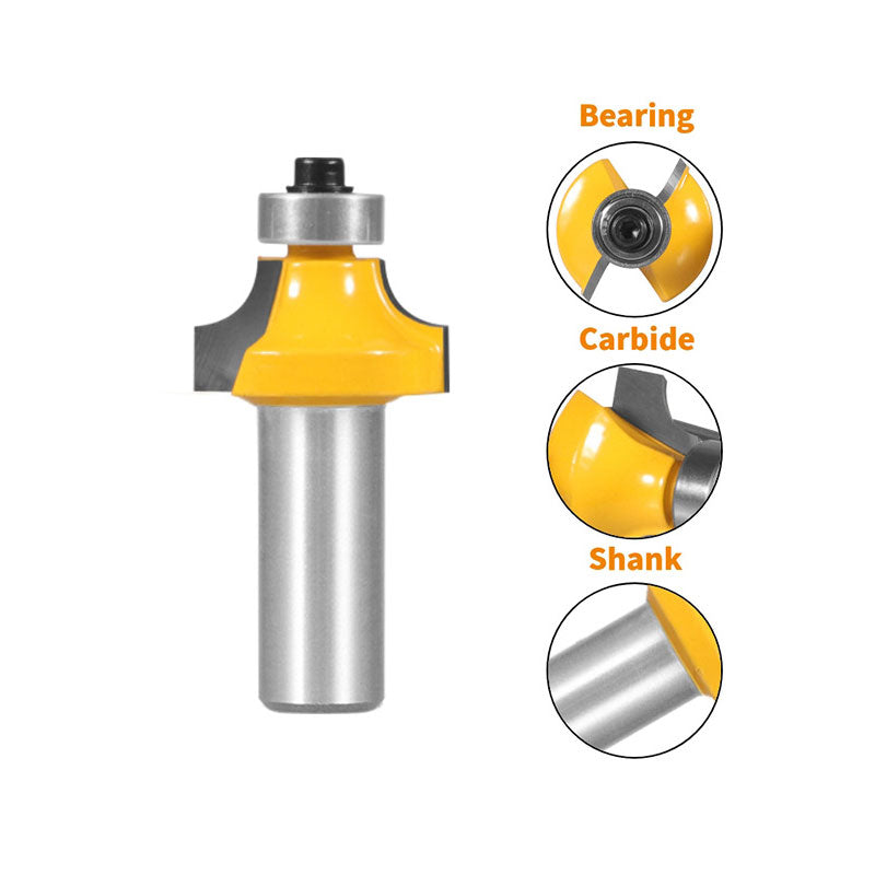 6 Bit Roundover 1/2" Shank Router Bit Set