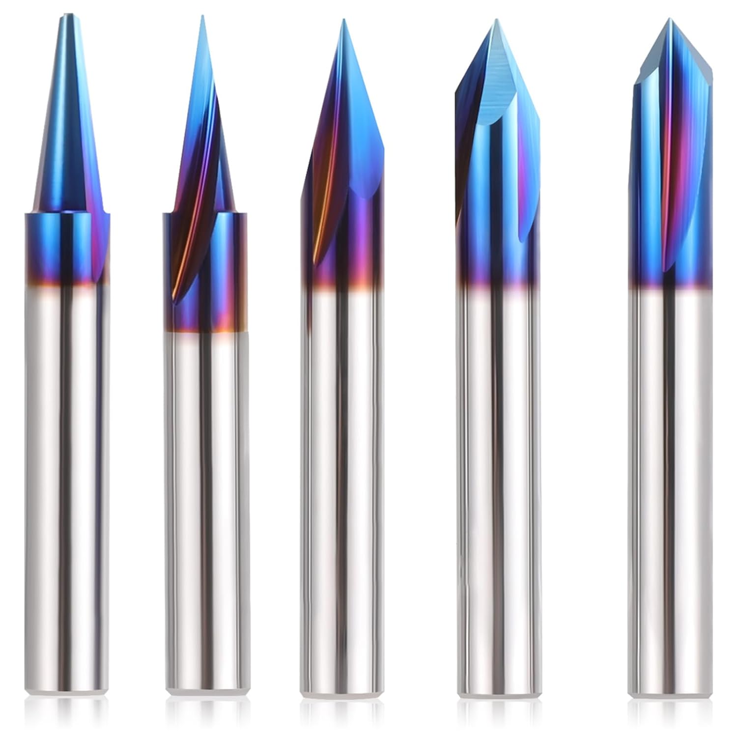 45602 Solid Carbide 45 Degree Engraving 0.020 Tip Width X 1/4 Inch