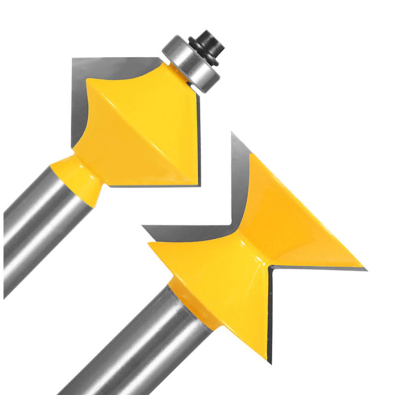 Edge Banding Router Bit Set V Design Tongue & Groove