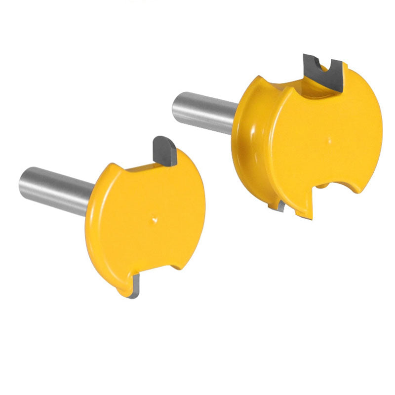 1/4" Bead 1/4" Shank 2 Bit Canoe Joint Router Bit Set