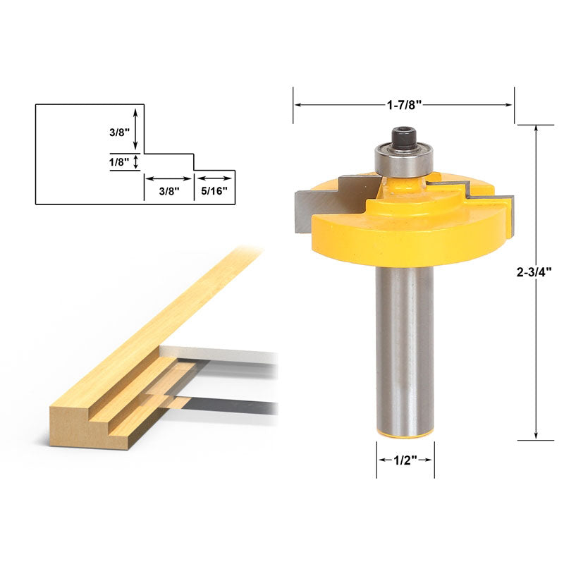Picture Frame Router Bits 1/2" Shank Complete Set