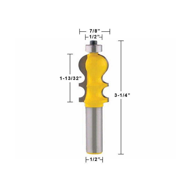 Casing & Base Molding 1/2" Shank Router Bit