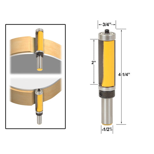 Template/Trim with 2" Long Routing Cutters Router Bit