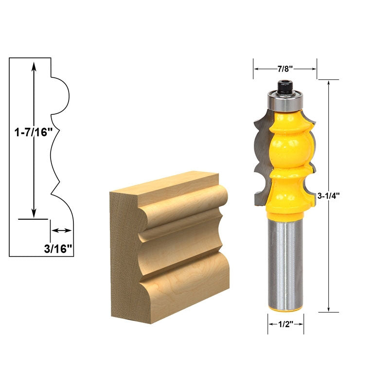 Architectural Molding Router Bit – RouterBit Mall