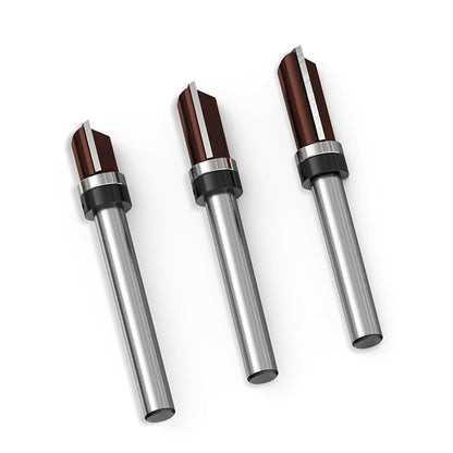 1PCS Flush Trim Router Bit Set 8 mm Shank, Top Bearing Copy Cutter with Starting Ring for Woodworking