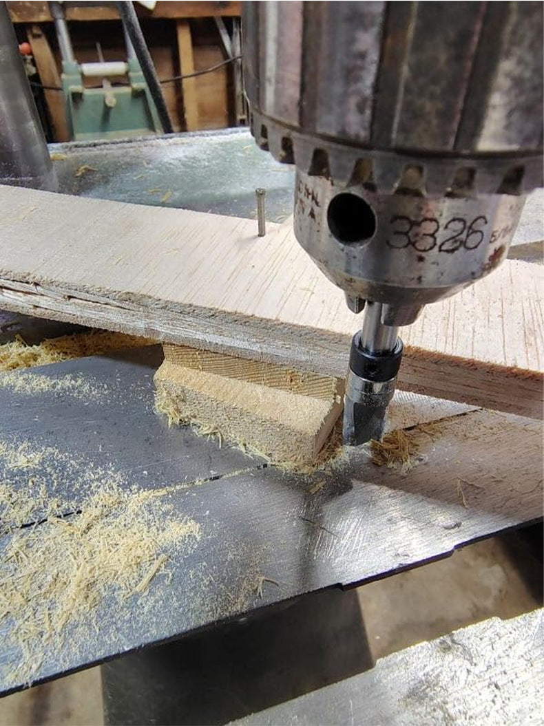 3 Flute Downcut Flush Trim Router Bit with Top Bearing, Carbide Spiral Pattern Template Bit for Woodworking