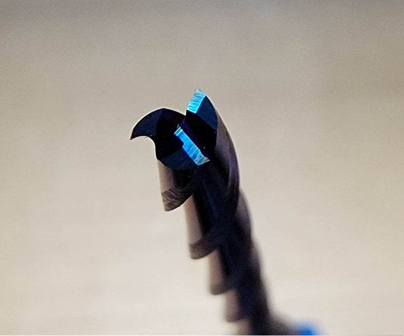 1/8" Upcut Spiral CNC Router Bits, 1/4" Shank, 3-Flute Extra Long Carbide End Mills for Wood, PVC, MDF Engraving