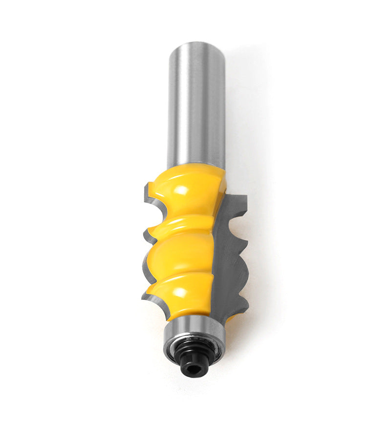 Tongue and Groove Router Bit with Ball Bearing, Architectural Molding Woodworking Cutter