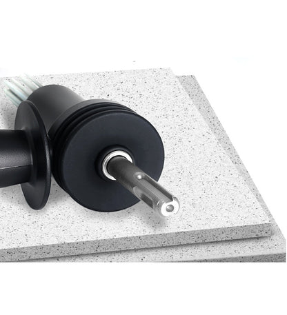 Air Needle Scaler Attachment with 18 Hardened Steel Needles, Anti-Slip SDS Shank Adapter for Air Hammer, Rust, Weld, Paint & Concrete