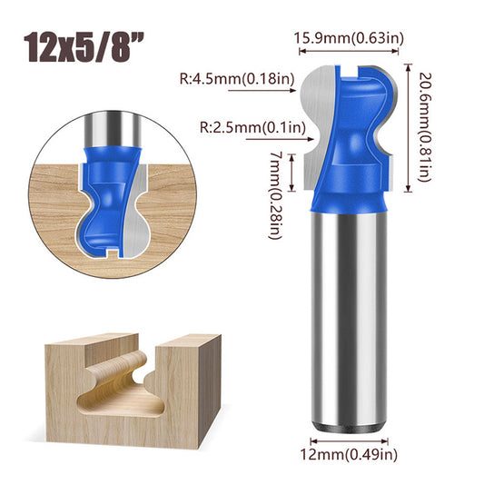 12mm Shank Professional Alloy Finger Pull Router Bit For Grooving And Joinery