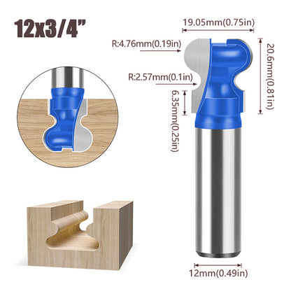 12mm Shank Professional Alloy Finger Pull Router Bit For Grooving And Joinery