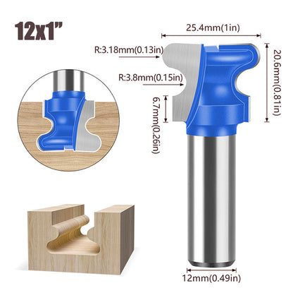 12mm Shank Professional Alloy Finger Pull Router Bit For Grooving And Joinery