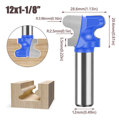 12mm Shank Professional Alloy Finger Pull Router Bit For Grooving And Joinery