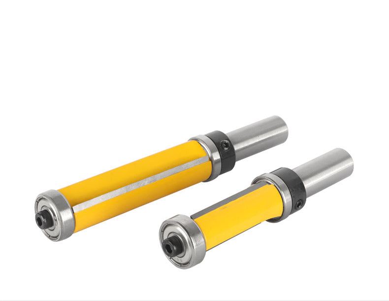 Top & Bottom Bearing Flush Trim Router Bit, 3/4 Inch Cutting Diameter, 12mm Shank