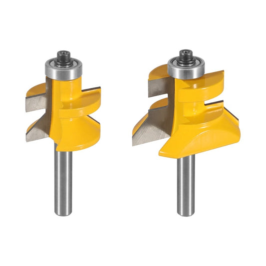 Mini Tongue & Groove V Notch Router Bit Set