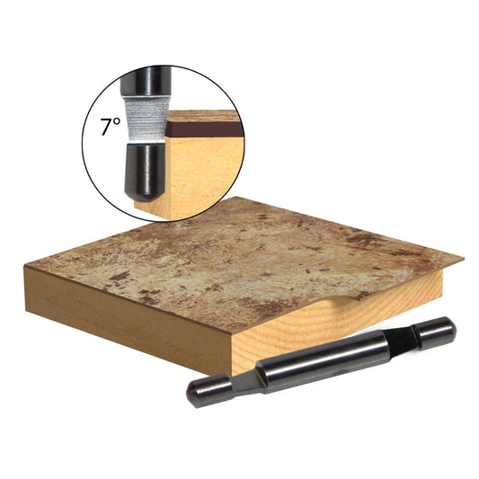Bevel Trim 7° 1/4" Shank Piloted Solid Carbide Router Bit