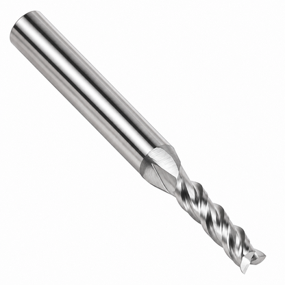 1/8" Upcut Solid Carbide CNC Router Bit, 1/4" Shank Spiral End Mill for Wood Carving, Milling & Engraving