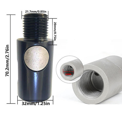 Heavy Duty Concrete Hole Opener Drill Bit Conversion Head Quick Change Shank for Brick Cement Stone Hollow Wall Drilling