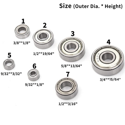 24PCS Router Bit Bearing Replacement Kit for Woodworking