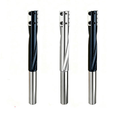 12mm Shank Keyhole Router Bit, Replaceable Carbide Inserts for Door Lock Slotting