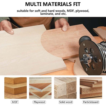 3 Wing Surface Planing Router Bit 45° Carbide Insert Slab Flattening Cutter for Woodworking
