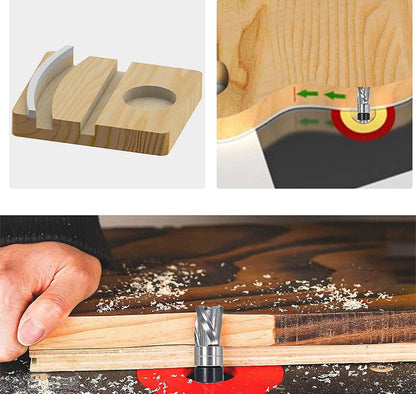 Compression Flush Trim Router Bit Top Bearing for Wood Edge Trimming Slotting Groove Routing and Bottom Cleaning