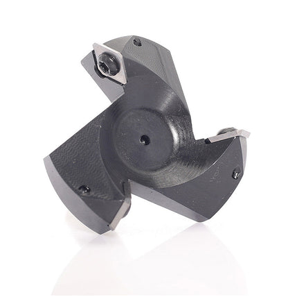 3 Wing Surface Planing Router Bit 45° Carbide Insert Slab Flattening Cutter for Woodworking