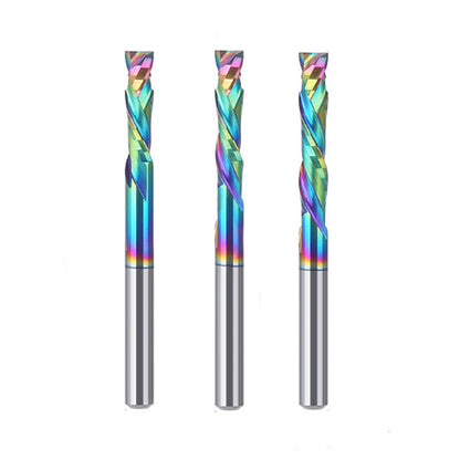 2 Flute Compression Spiral Router Bit Up & Down Cut Carbide CNC End Mill For Woodworking