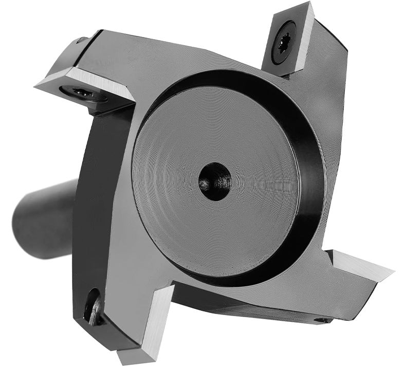 CNC Spoilboard Surfacing Router Bit 1/2" Shank 2-1/2" Cutting Diameter 4-Wing Coated Carbide Insert Flatting Planing Bit Woodworking Tools