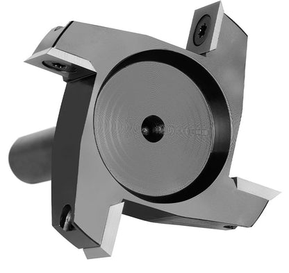 CNC Spoilboard Surfacing Router Bit 1/2" Shank 2-1/2" Cutting Diameter 4-Wing Coated Carbide Insert Flatting Planing Bit Woodworking Tools