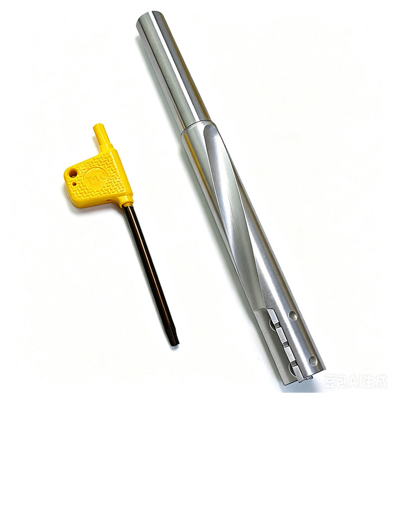 12mm Shank Keyhole Router Bit, Replaceable Carbide Inserts for Door Lock Slotting