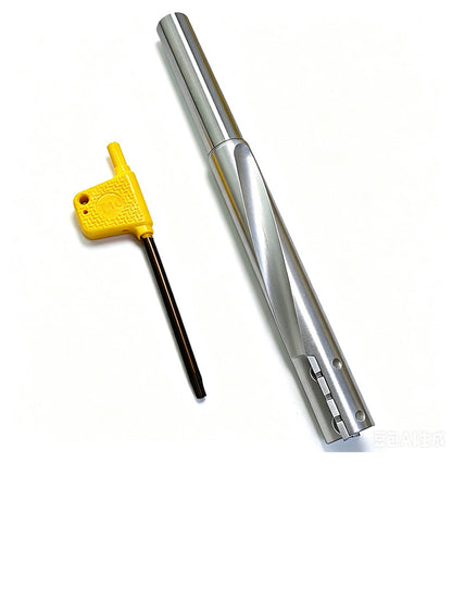 12mm Shank Keyhole Router Bit, Replaceable Carbide Inserts for Door Lock Slotting