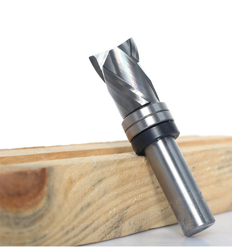 Compression Flush Trim Router Bit Top Bearing for Wood Edge Trimming Slotting Groove Routing and Bottom Cleaning
