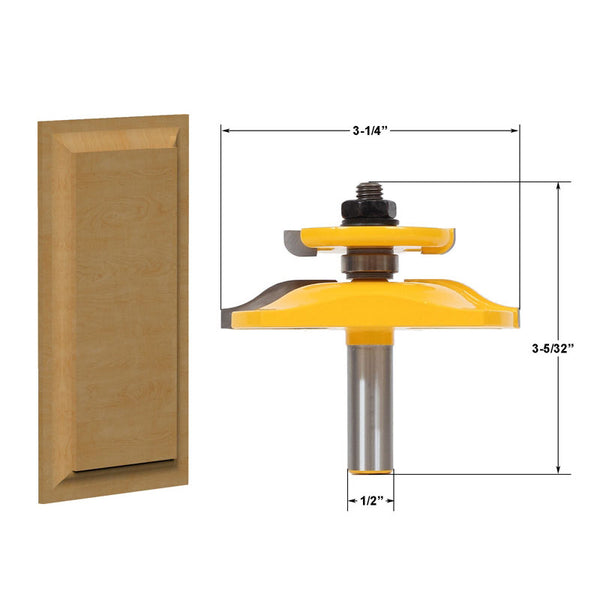 Raised Panel Router Bit with Backcutter – RouterBit Mall