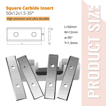Carbide Insert Knife Milling Cutter for Surfacing Flush Trim Router Bit