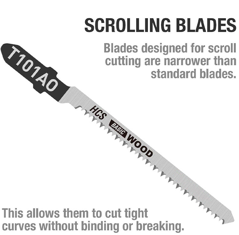 48pcs/50pcs T Shank Jigsaw Blades Set for Wood, Metal & Plastic – HCS/HSS