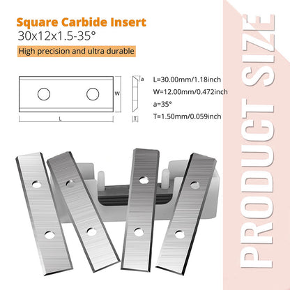 Carbide Insert Knife Milling Cutter for Surfacing Flush Trim Router Bit