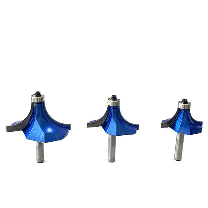 High Precision Tungsten Carbide Round Over and Chamfer Router Bit with Radius for Edge Trimming and Shaping