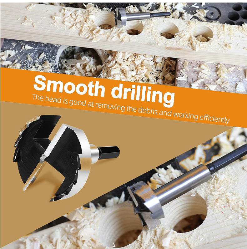 2-5/8" Forstner Drill Bit for Woodworking, Wood Hinge Cutter for Woods Plywood Plastic