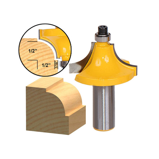 Round Over Beading Edging 1/2" Radius 1/2" Shank Router Bit