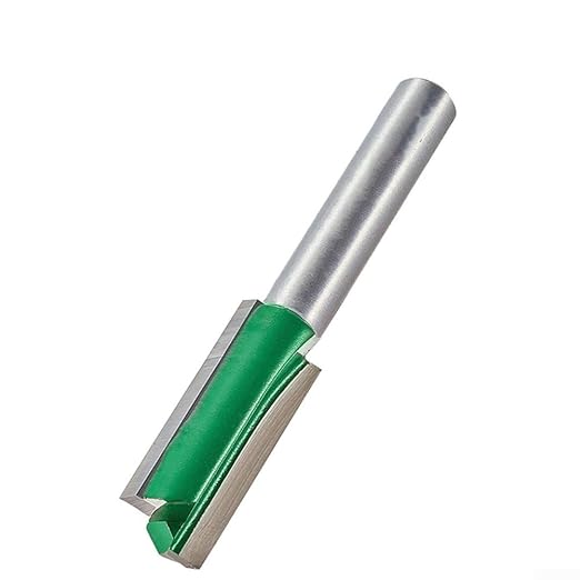 Straight Router Bit 1/2 and 1/4 Inch Shank Steel Milling Cutter for Woodworking Engraving and Trimming