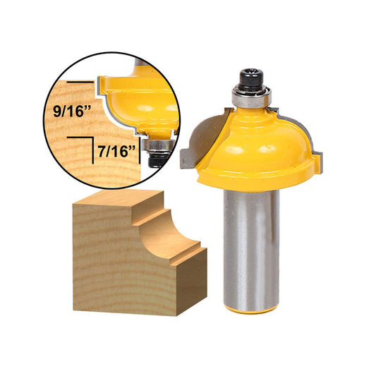 Classical Cove Edging 5/16" Radius 1/2" Shank Router Bit