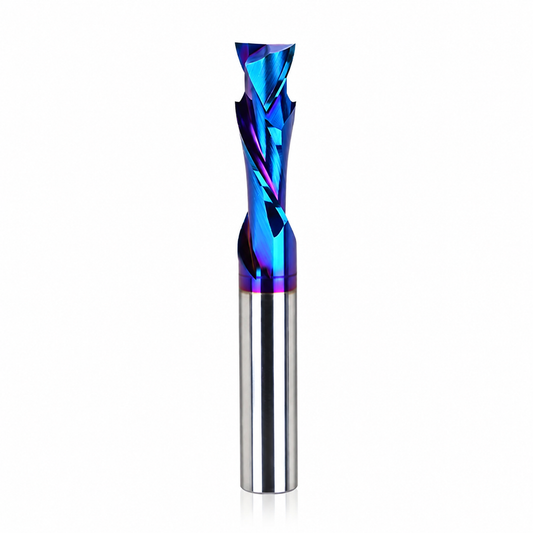 3/8 Inch Shank 1-1/8" Cutting Length Compression CNC Router Bit Spiral End Mill