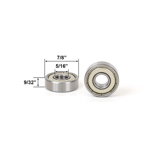 Router Bit Replacement Bearing Outer Diameter 7/8" & Inner diameter 5/16"