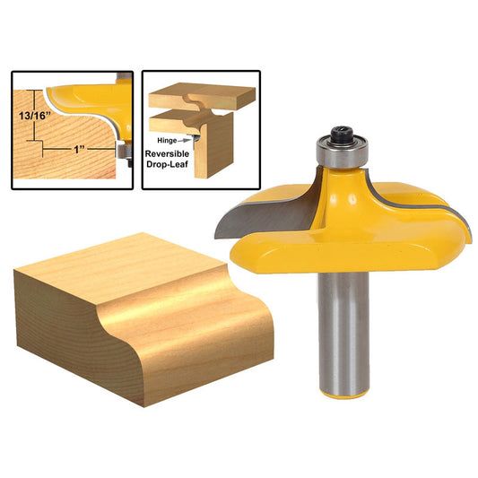 2 1/2" Diameter Traditional Table Edge 1/2" Shank Router Bit