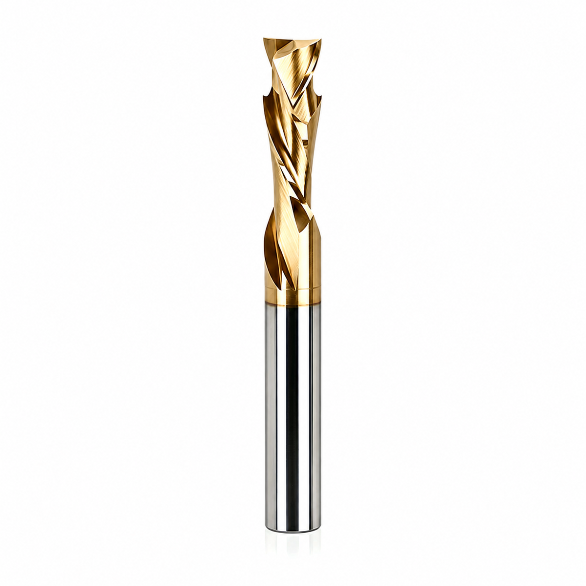 3/8 Inch Shank 1-1/4" Cutting Length Compression CNC Router Bit Spiral End Mill