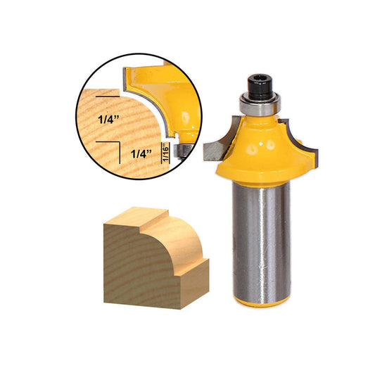 Round Over Beading Edging 1/4" Radius 1/2" Shank Router Bit