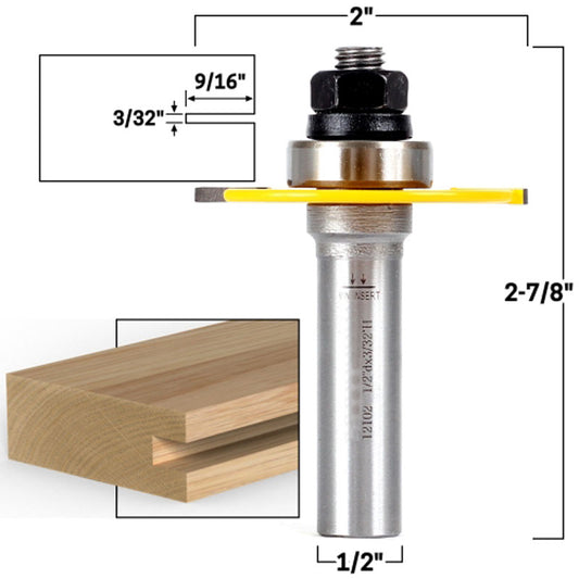 3/32" Slotting Cutter 1/2" Shank Router Bit