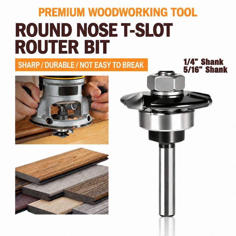 Groove Cutter Router Bit for Trex Decking Boards Carbide Tipped Hideaway Hidden Fastener Router Bit