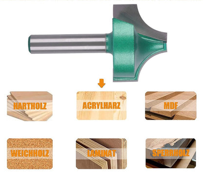 8mm Shank Open End Carving Router Bit Carbide Milling Cutter for Wood Woodworking Tools